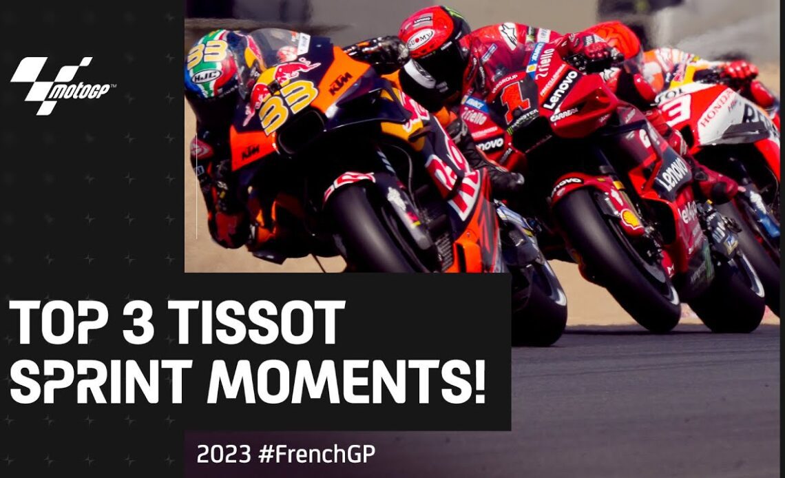 Top 3 Tissot Sprint Moments! 🏃‍♂️ | 2023 #FrenchGP