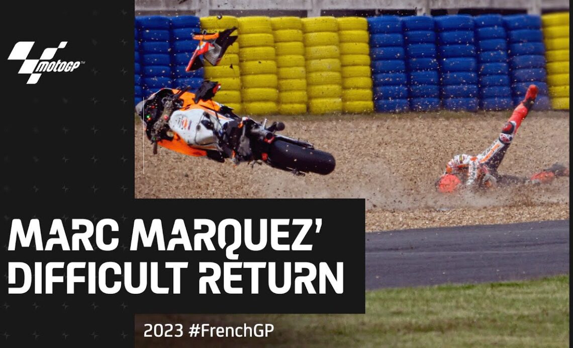 Tough first day back for Marc Marquez! 💥 | 2023 #FrenchGP