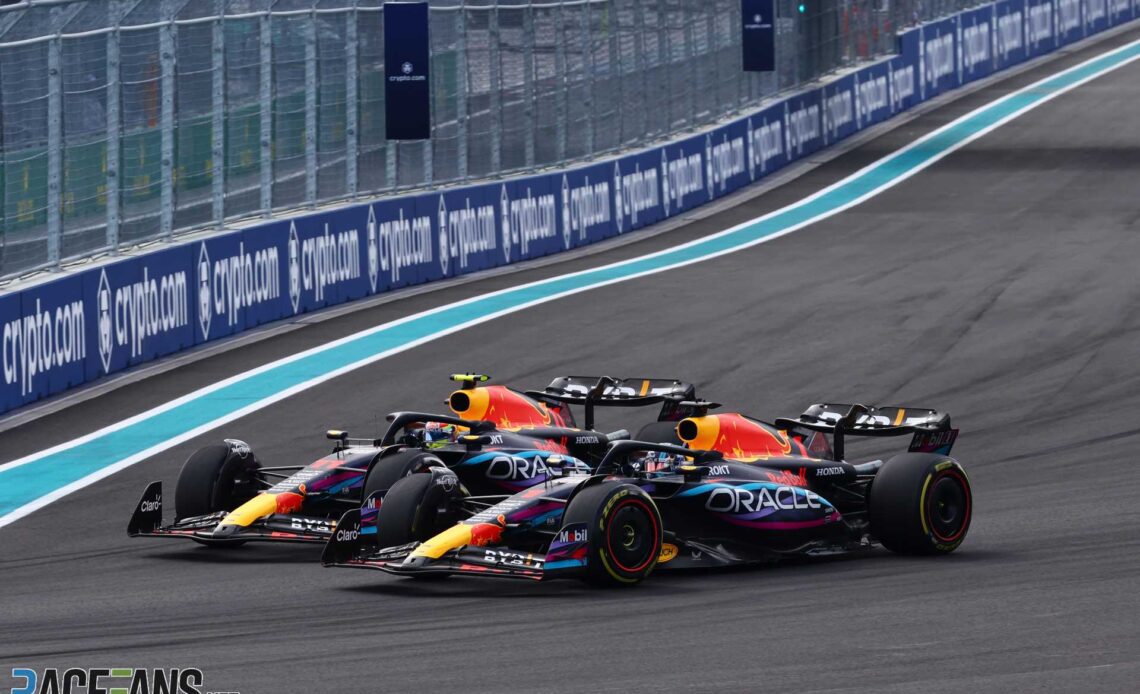 Max Verstappen and Sergio Perez, Red Bull, Miami International Autodrome, 2023