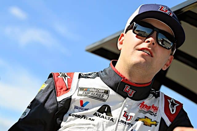 WIlliam Byron walks on pit road at Richmond Raceway. (Photo: NKP)