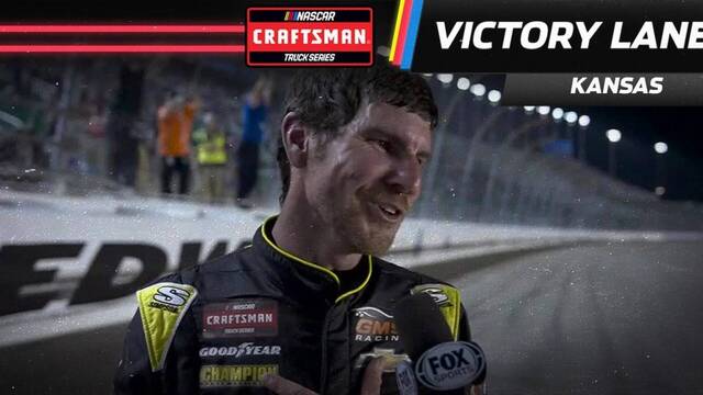 ‘Lights out’: Grant Enfinger reflects on Truck Series performance at Kansas