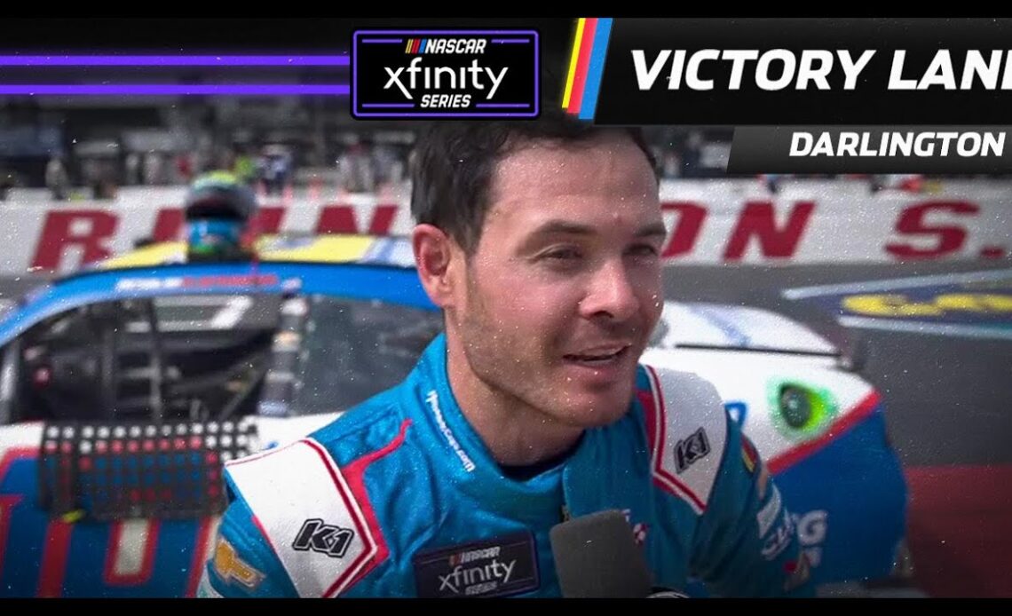 ‘What an exciting race there’: Kyle Larson takes P1