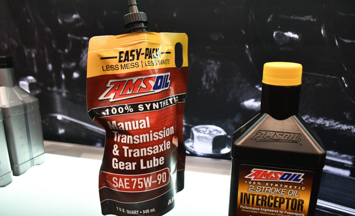 AMSOIL Easy Pack Gear Oil Gets Into Tight Spots