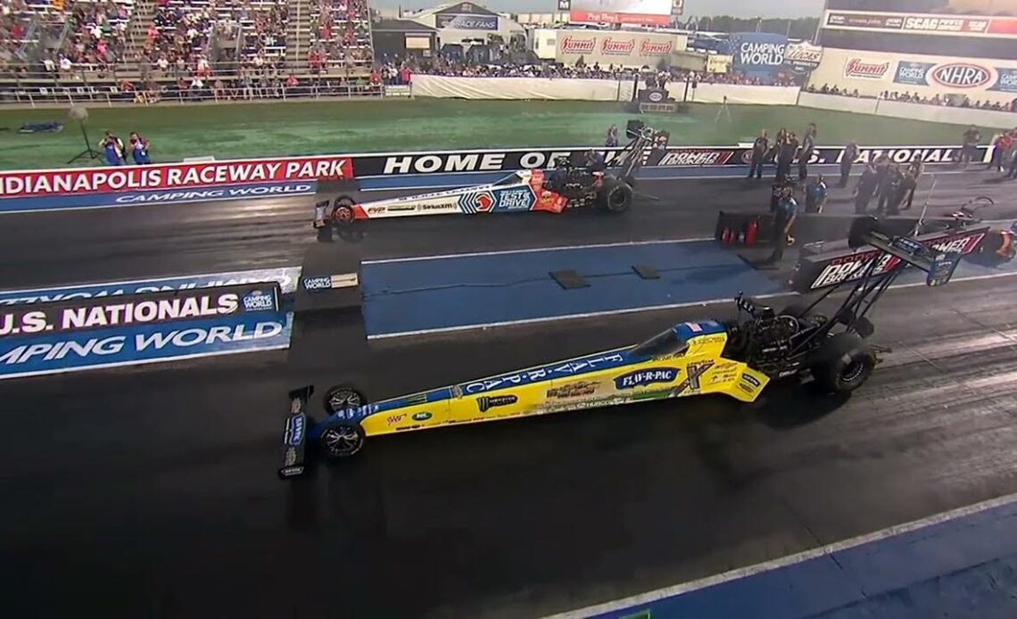 Brittany Force 3 709 333 25, Antron Brown 4 399 182 08, Top Fuel Dragster, Qualifying Rnd 1, Dodge P