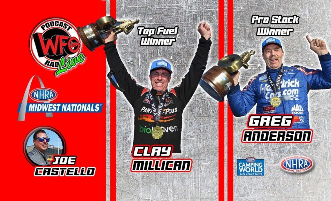 Clay Millican and Greg Anderson - NHRA Midwest Nationals Winners