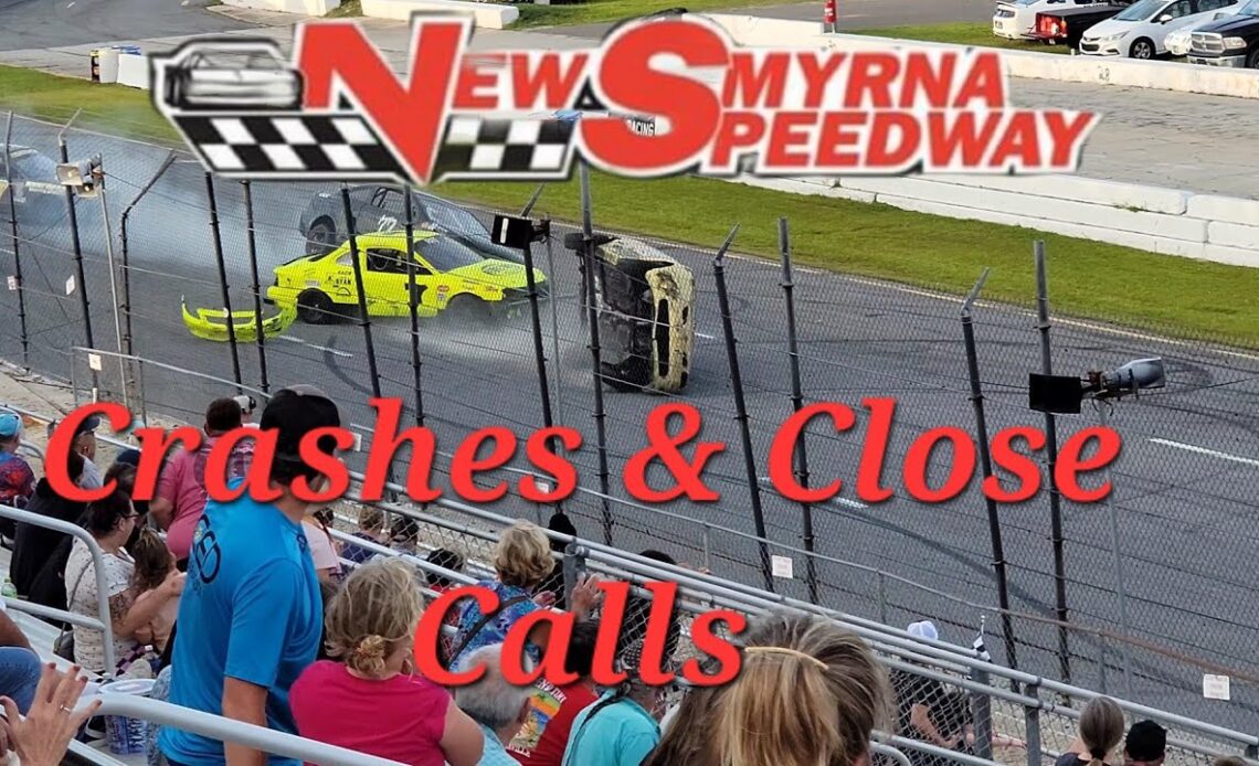 Crashes & Close Calls at New Smyrna Speedway Family Fun Night 5/20/2023