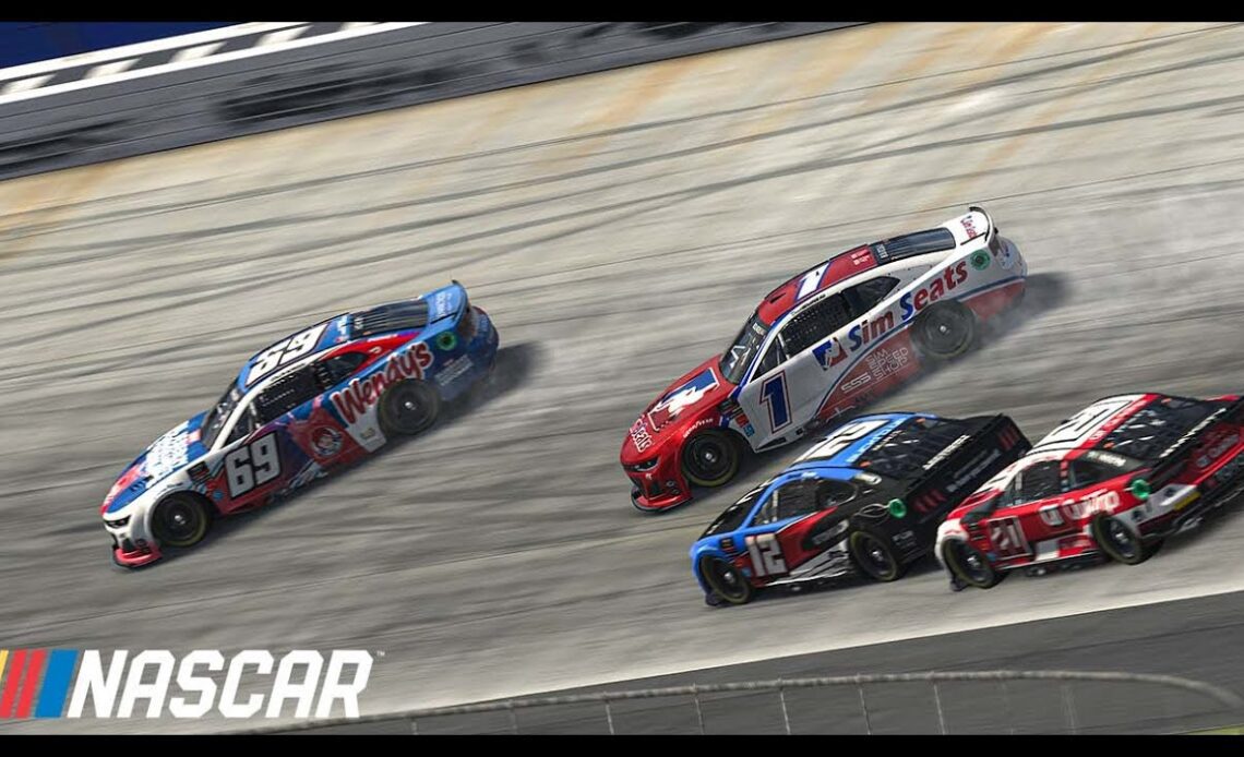 Early caution flies in the Coca-Cola iRacing Series at Dover