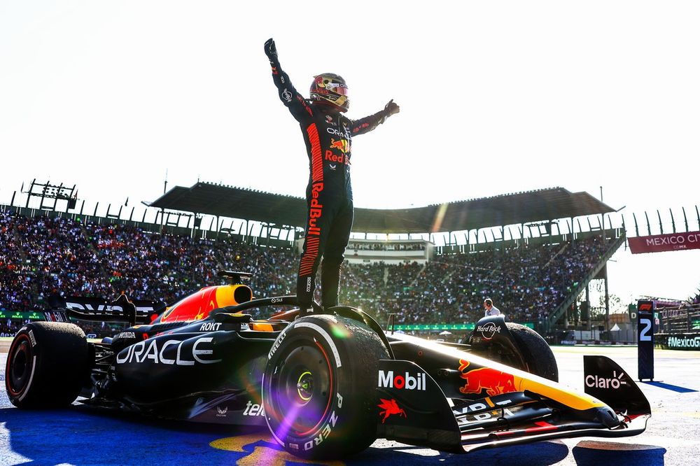 Race winner Max Verstappen, Red Bull Racing
