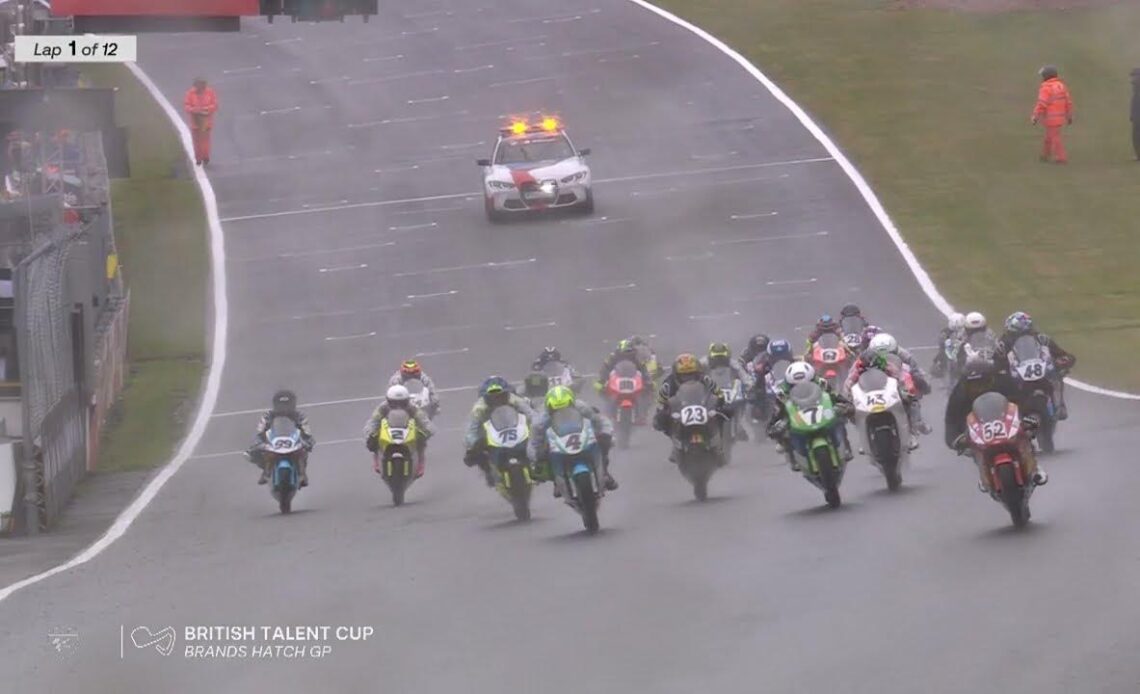 FULL RACE 1| Round 5 Brands Hatch | 2023 British Talent Cup