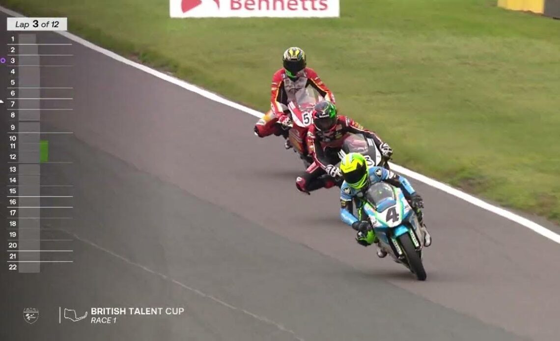 FULL RACE 1 | Round 8 Oulton Park | 2023 British Talent Cup 🇬🇧