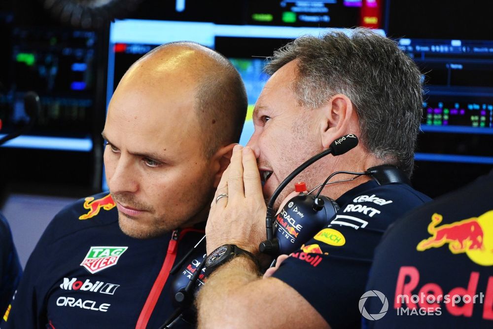 Gianpiero Lambiase, Race Engineer, Red Bull Racing, Christian Horner, Team Principal, Red Bull Racing