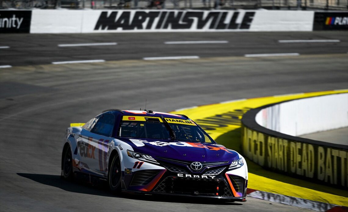 Hamlin tops the speed charts in Martinsville Cup practice