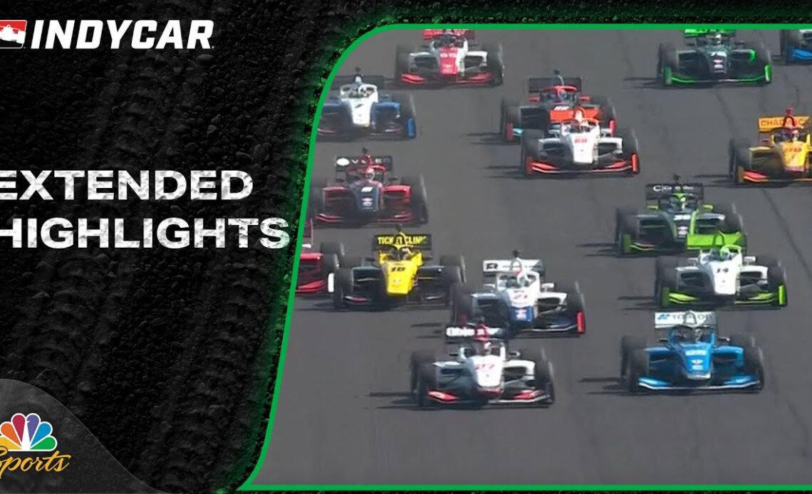 INDY NXT EXTENDED HIGHLIGHTS: Indianapolis Motor Speedway | 8/11/23 | Motorsports on NBC