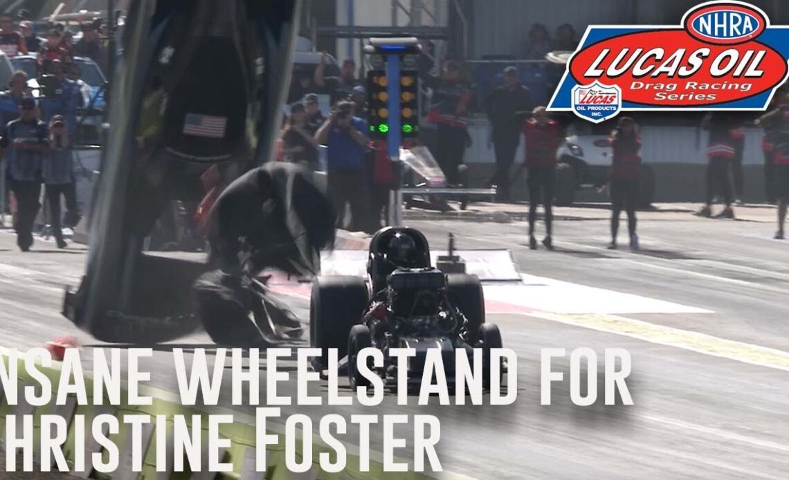 Insane wheelstand from Christine Foster at #FallNats