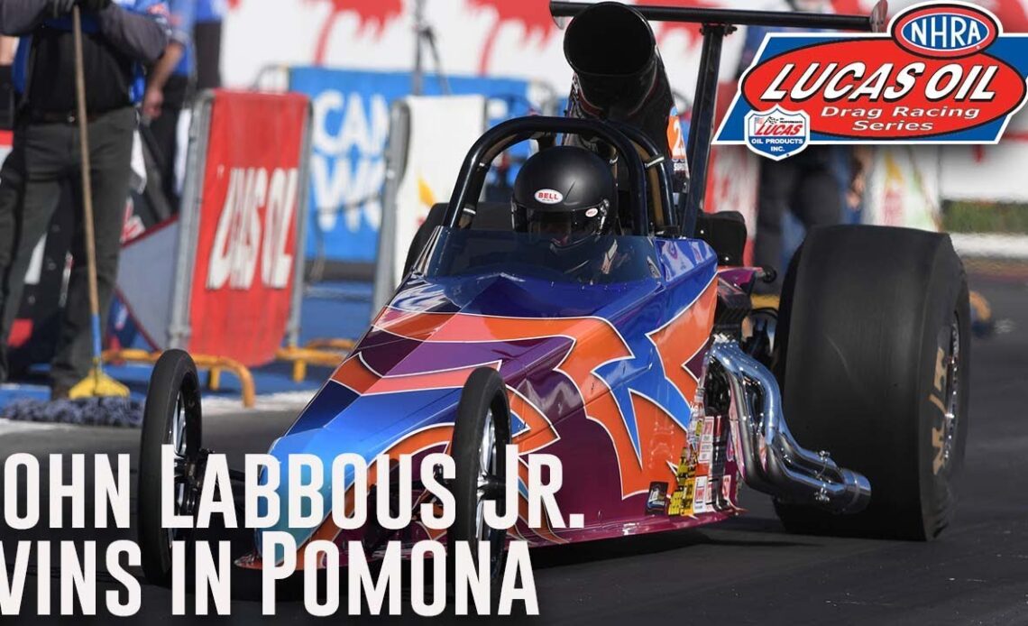 John Labbous wins Super Comp at the In-N-Out Burger NHRA Finals