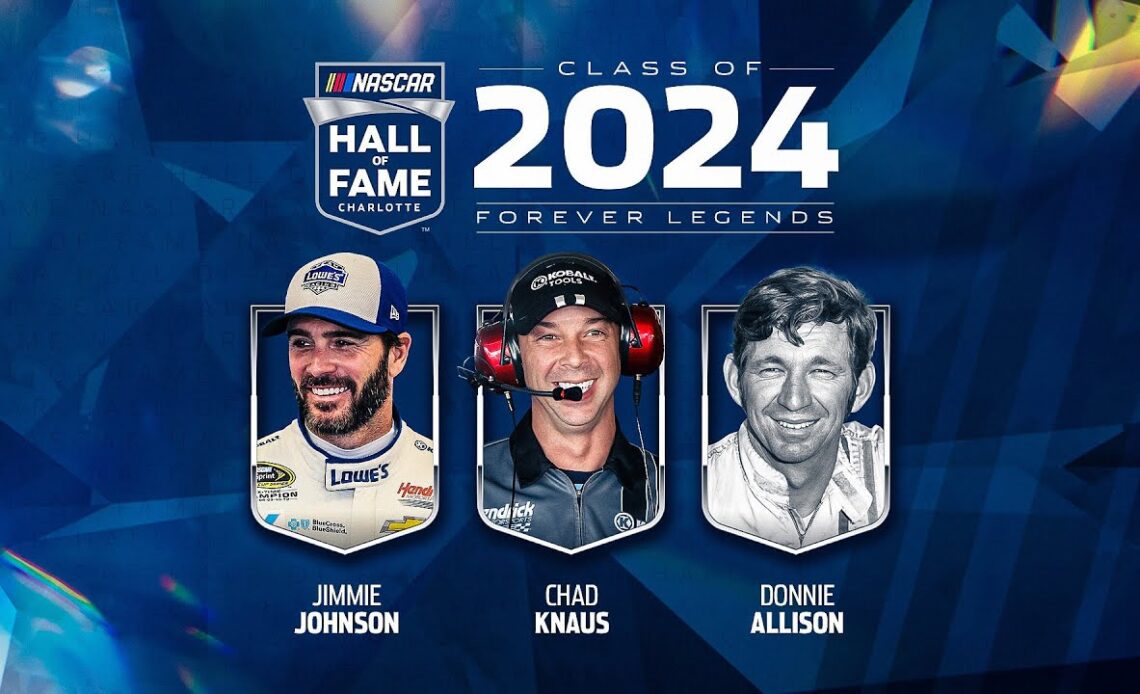 Johnson, Knaus, Allison make NASCAR Hall of Fame Class of 2024