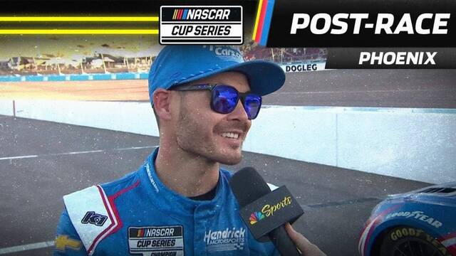 Kyle Larson reacts to coming up short in Phoenix