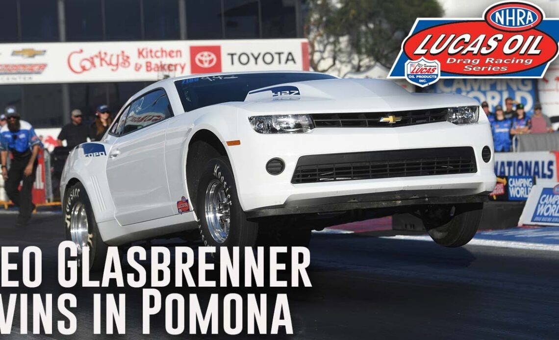 Leo Glassbrenner wins Stock at the In-N-Out Burger NHRA Finals