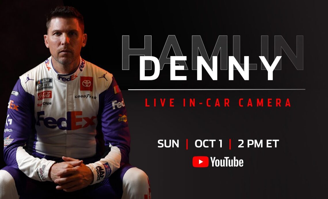 Live: Denny Hamlin's in-car camera from Talladega Superspeedway presented by Coca-Cola