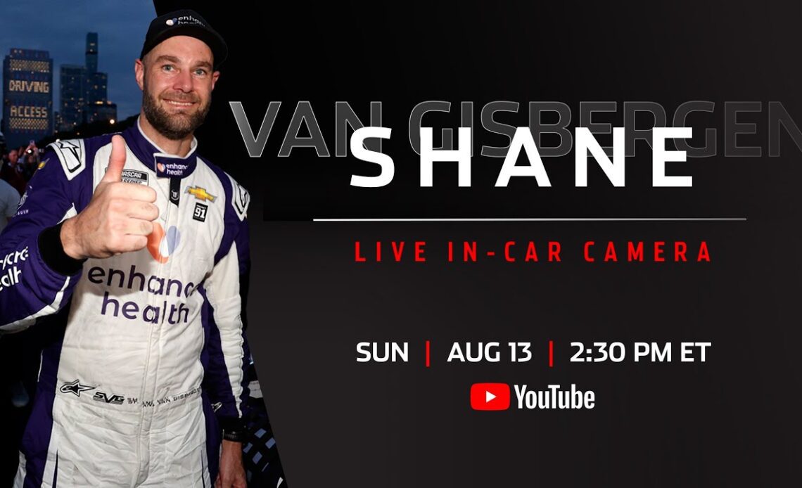 Live: Shane Van Gisbergen's In-Car Camera from Indianapolis presented by Sunoco