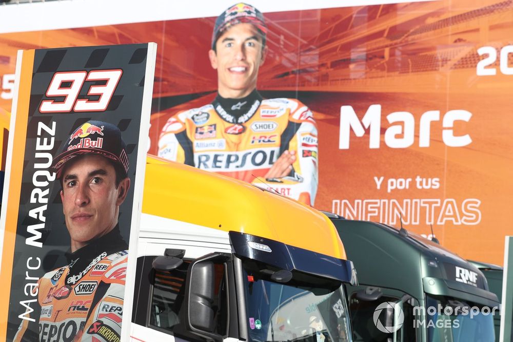 Marc Marquez, Repsol Honda Team, banner