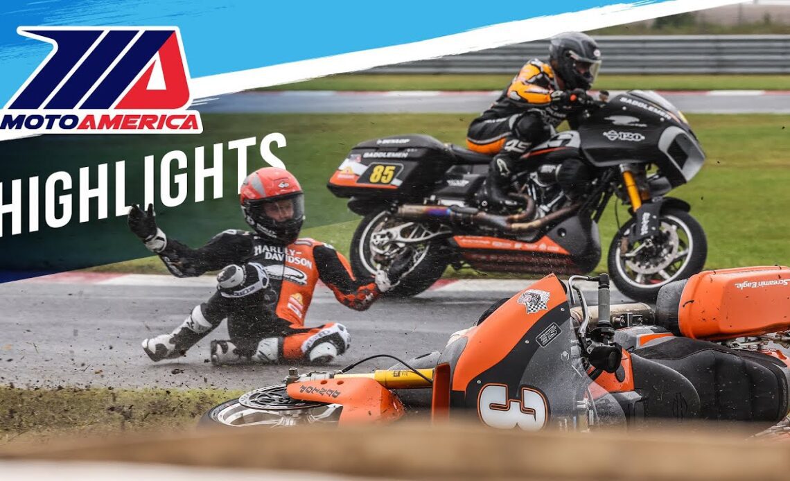 MotoAmerica Mission King of the Baggers Race 1 Highlights at New Jersey 2023