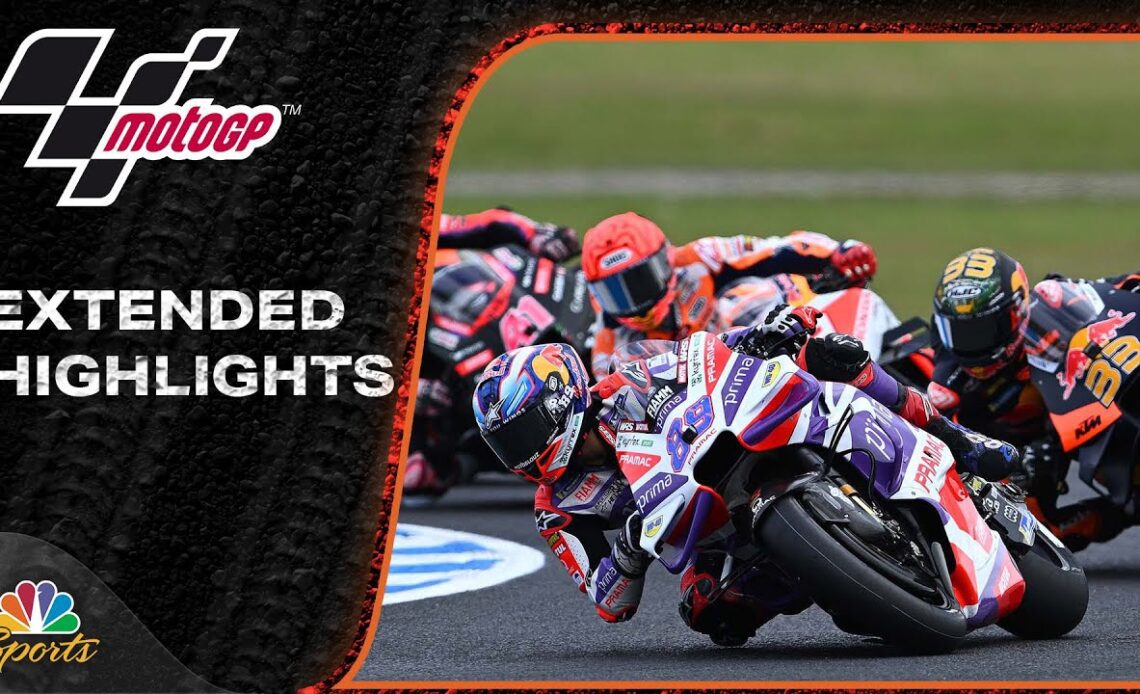 MotoGP EXTENDED HIGHLIGHTS: Australian Grand Prix | 10/20/23 | Motorsports on NBC