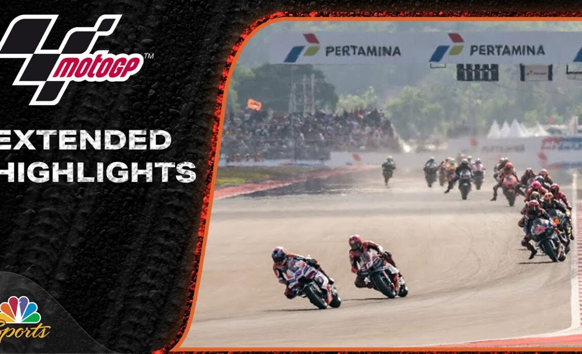 MotoGP EXTENDED HIGHLIGHTS: Indonesian Grand Prix | 10/15/23 | Motorsports on NBC