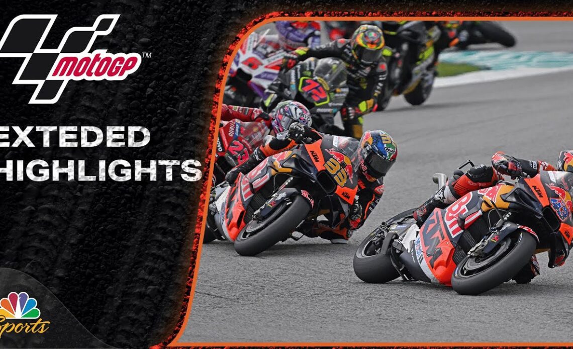 MotoGP EXTENDED HIGHLIGHTS: Malaysian Grand Prix qualifying, sprint | 11/11/23 | Motorsports on NBC