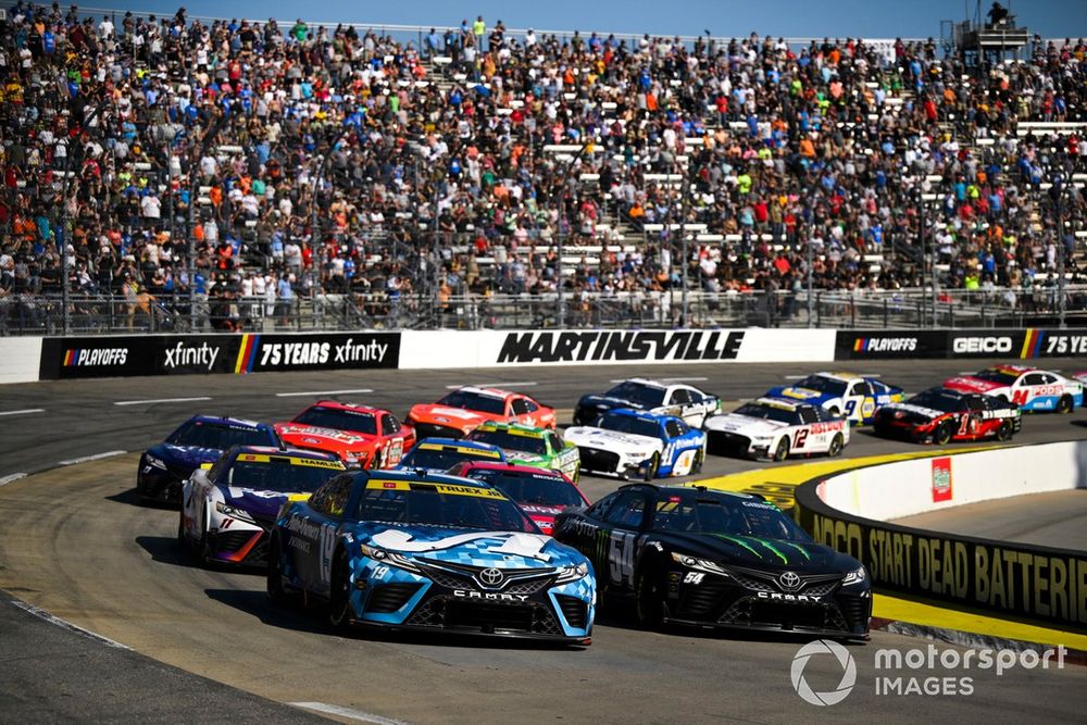 Martin Truex Jr, Joe Gibbs Racing, Auto-Owners Insurance Toyota Camry, Ty Gibbs, Joe Gibbs Racing, Monster Energy Toyota Camry, Start