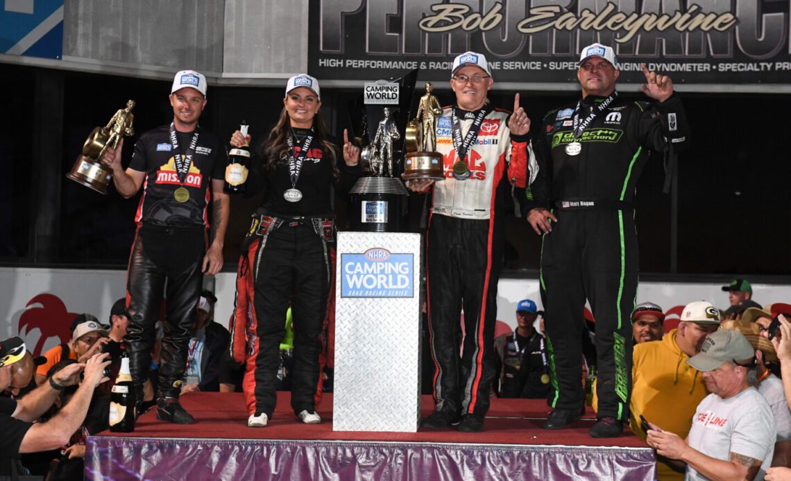 NHRA Championships Decided In Thrilling Finale Pomona