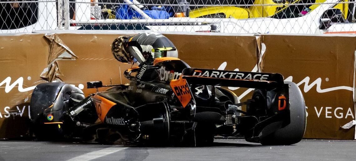Norris OK after Vegas Grand Prix crash forces hospital trip