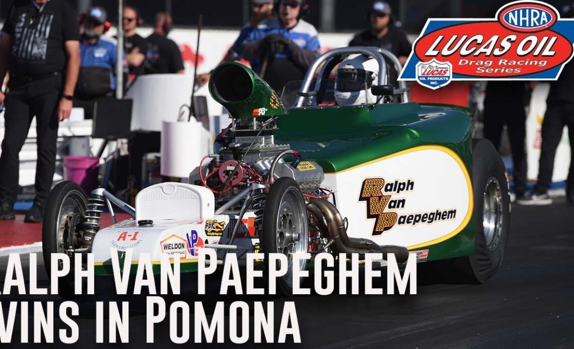 Ralph Van Paepeghem wins Comp Eliminator at the In-N-Out Burger NHRA Finals