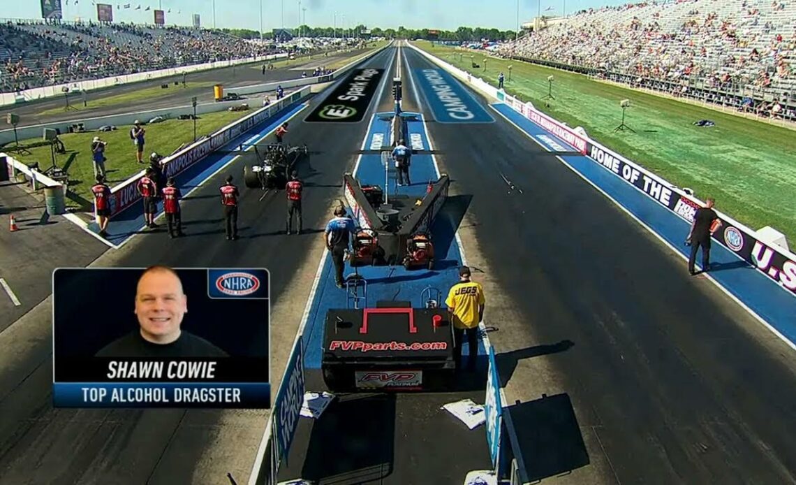 Shawn Cowie 5 282 275 79, Top Alcohol Dragster, Qualifying Rnd 2, Dodge Power Brokers U S  Nationals