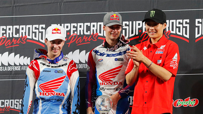 Team Honda HRC Rules Paris Supercross