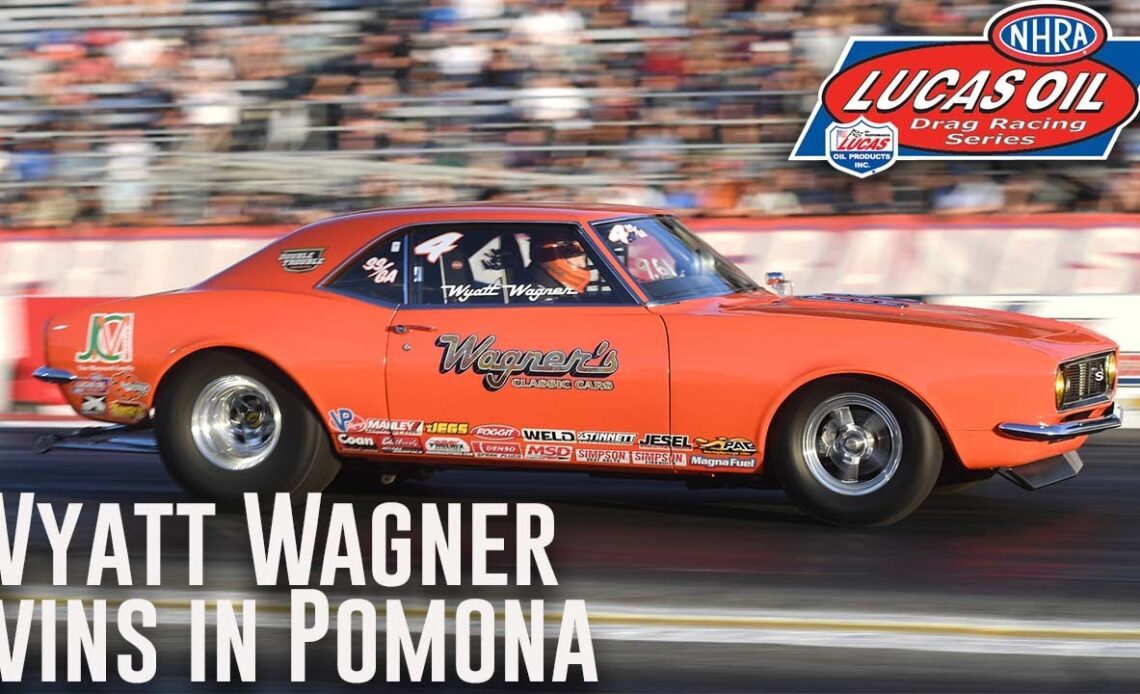 Wyatt Wagner wins Super Stock at the In-N-Out Burger NHRA Finals