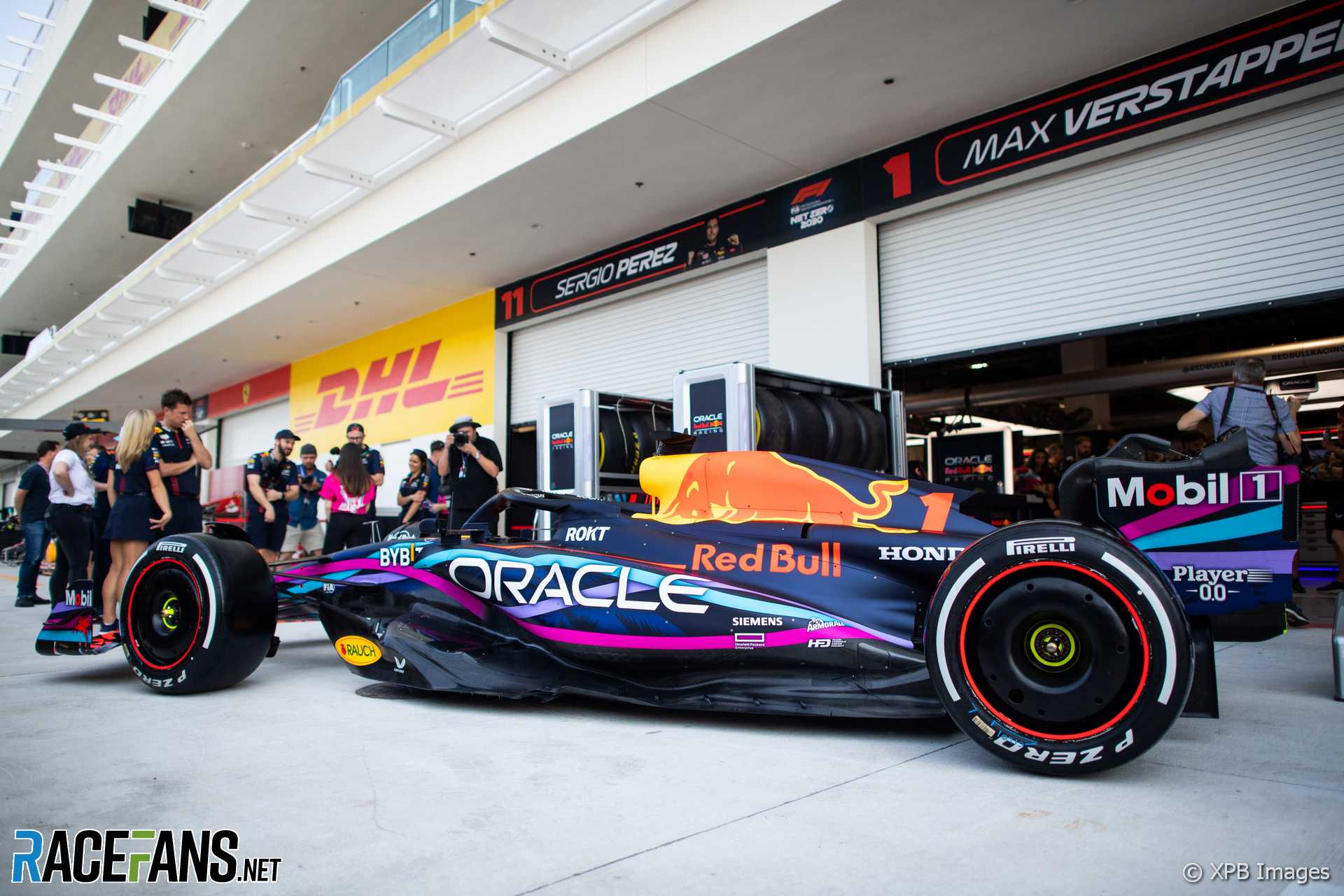 Red Bull RB19 livery, Miami International Autodrome, 2023