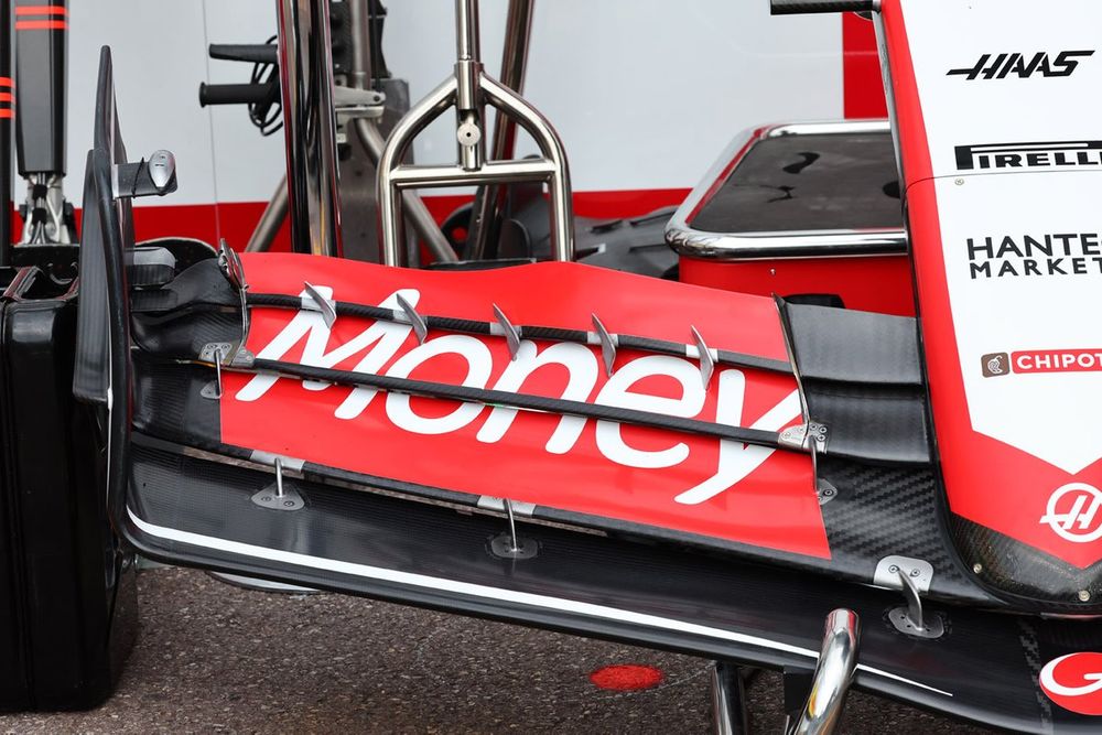Haas VF-23 front wing detail