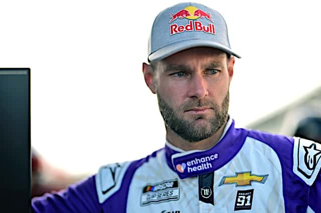 NASCAR Cup Series driver Shane van Gisbergen prepares for the Verizon 200 at the Brickyard at Indianapolis Motor Speedway road course, NKP