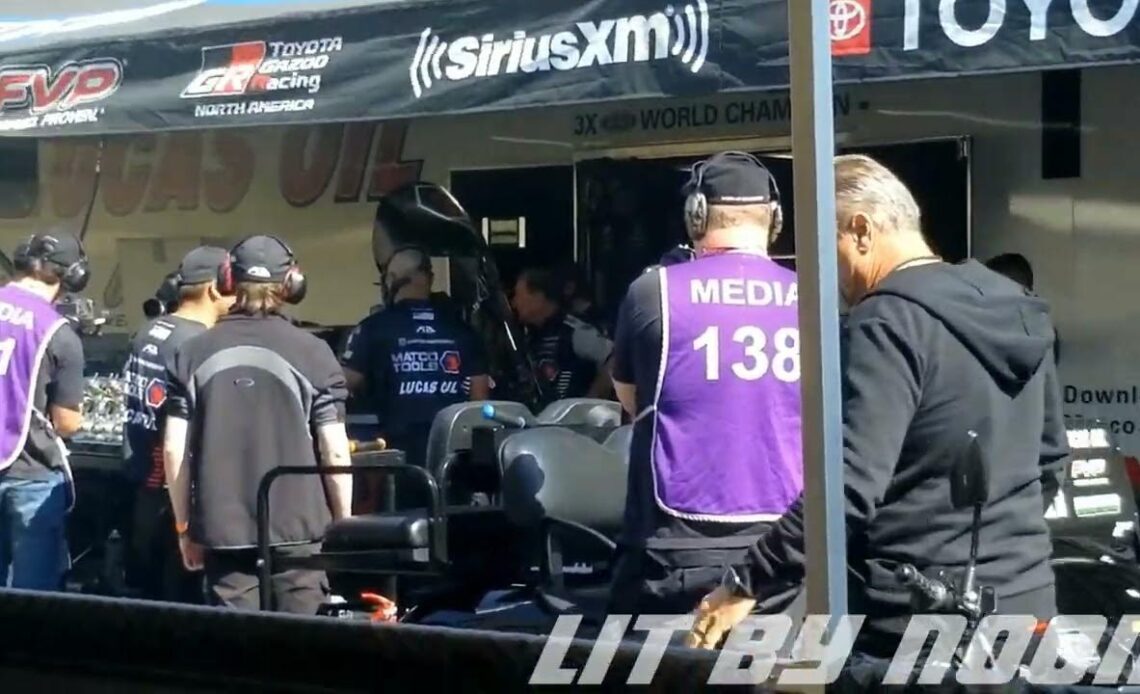Antron Brown, Warmup, Bringing on The Nitro, AB Racicing, Lucas Oil Winter Nationals, In N Out Burge