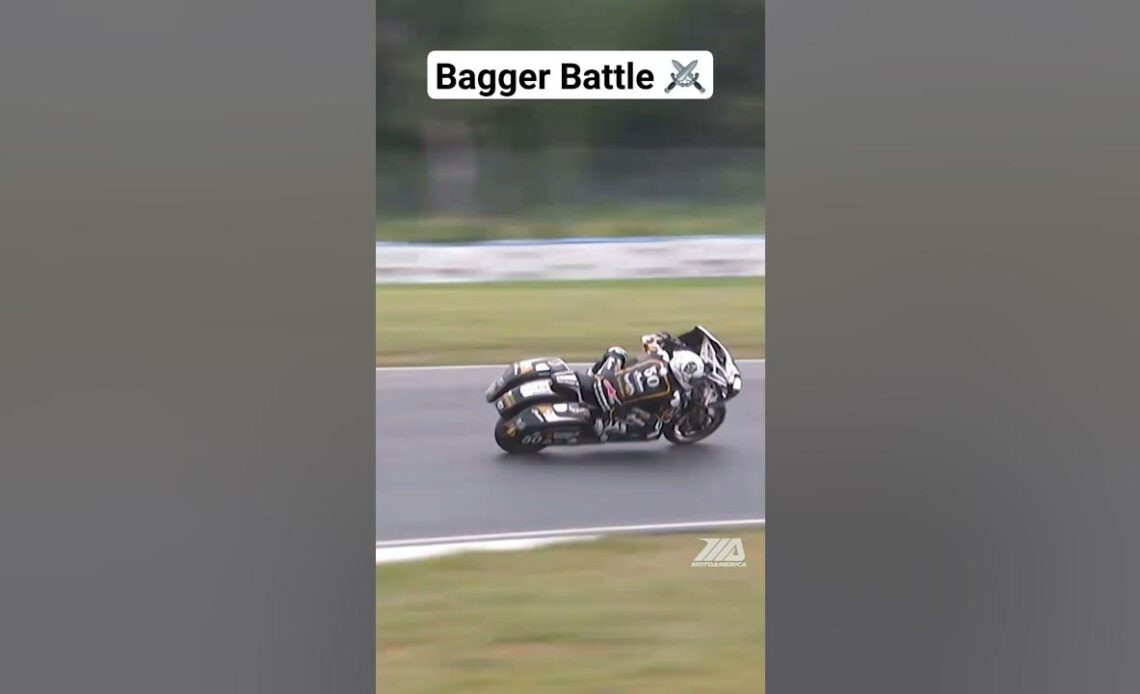 Best Clips of 2023: Bobby Fong passes Tyler O'Hara at Brainerd #motoamerica  #bagger