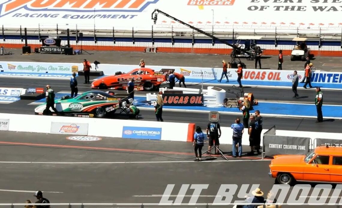 Doug Gordon, Ulf Leanders, Top Alcohol Funny Car, Semi Final, Lucas Oil Winter Nationals, In N Out B