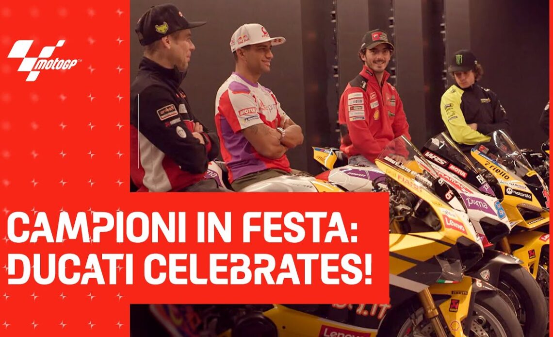 Ducati celebrate their successful 2023 in style 🔴 | Campioni in Festa