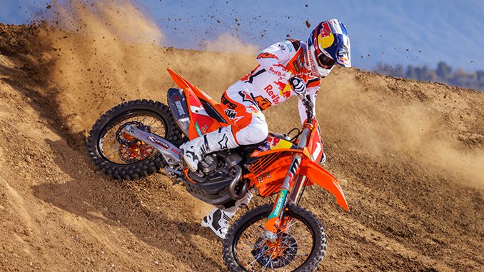 GET TO THE FRONT OF THE PACK: Chase the 2024 KTM 450 SX-F and 250 SX-F Factory Editions