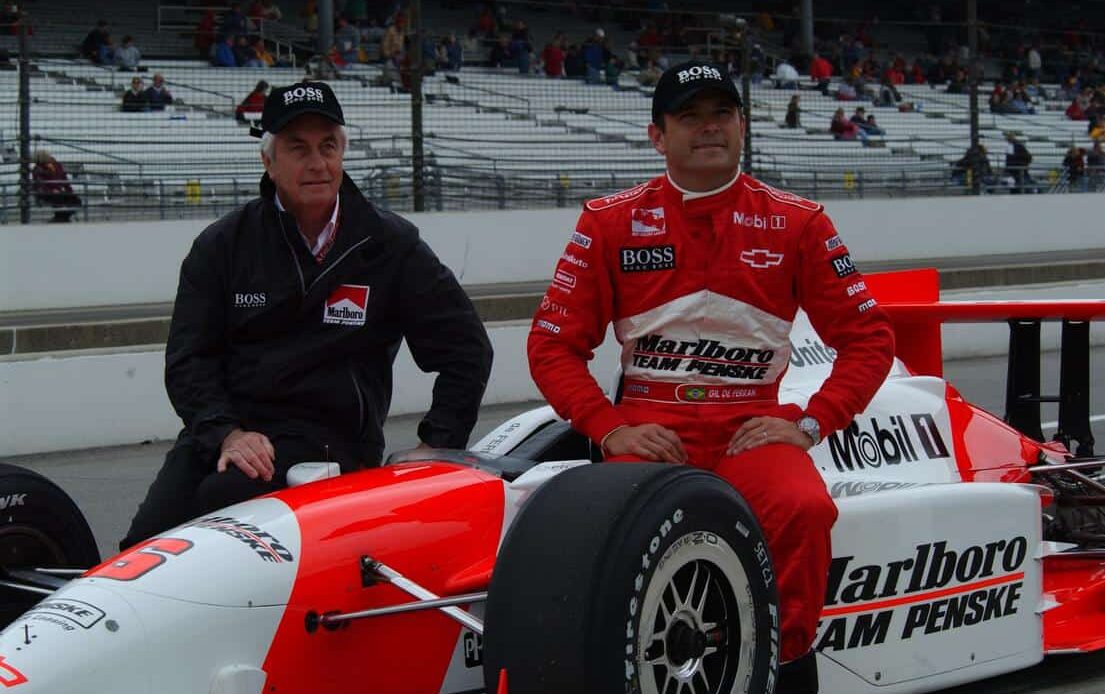 Gil De Ferran And Roger Penske 2003 Indianapolis 500 Ref Image Without Watermark M95737