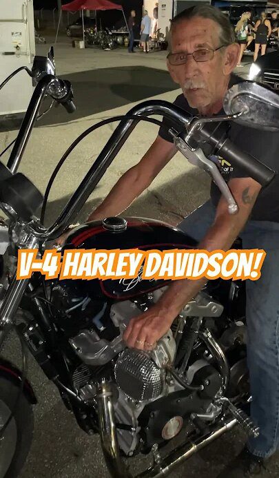 He HAND BUILT this V-4 Harley Davidson and doesn't realize he could be sitting on a gold mine!