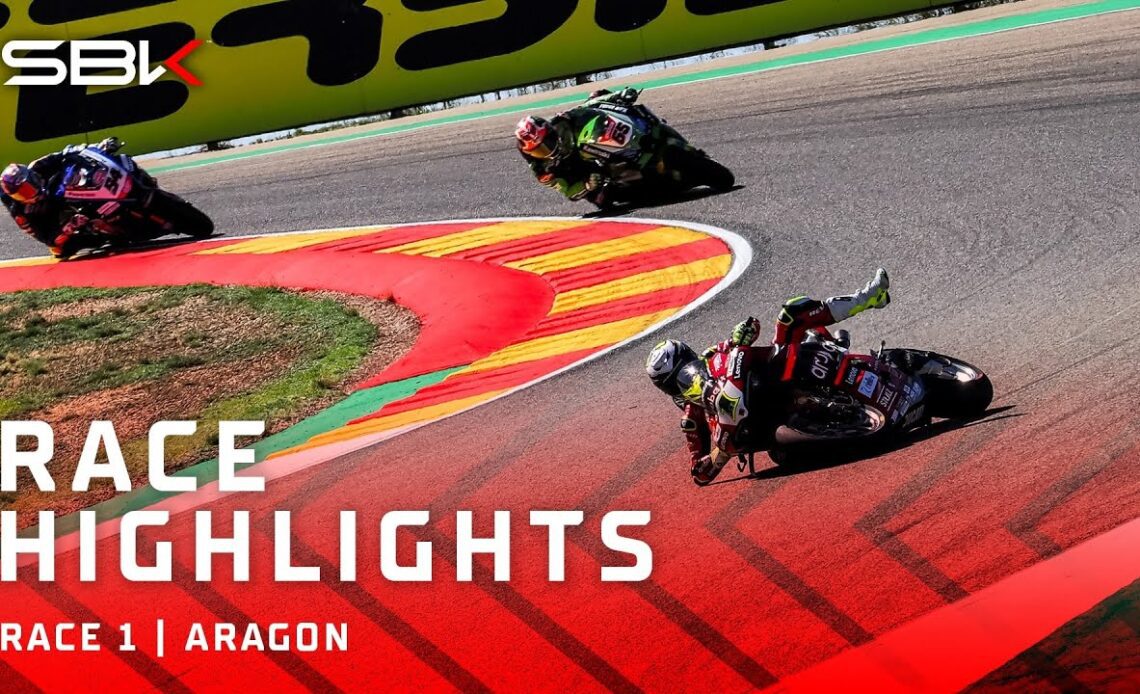 Highlights of a dramatic Race 1 at Aragon! 💥 | #AragonWorldSBK