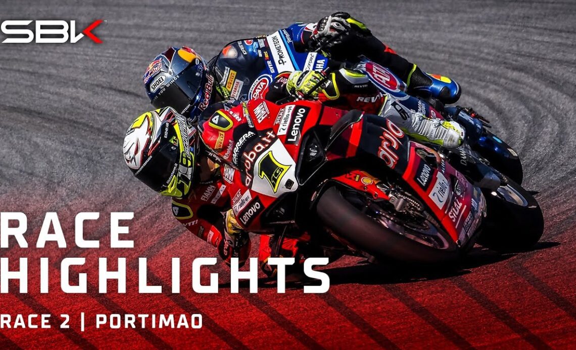 Incredible Race 2 highlights from stunning Portimao | #PRTWorldSBK 🇵🇹