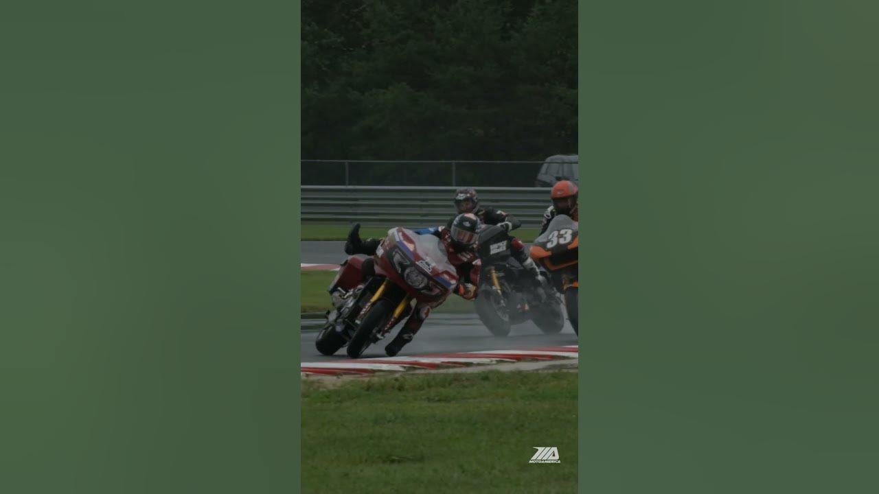 It was a wet and wild King of the Baggers race at NJMP. Thankfully, Tyler O'Hara is okay. #bagger