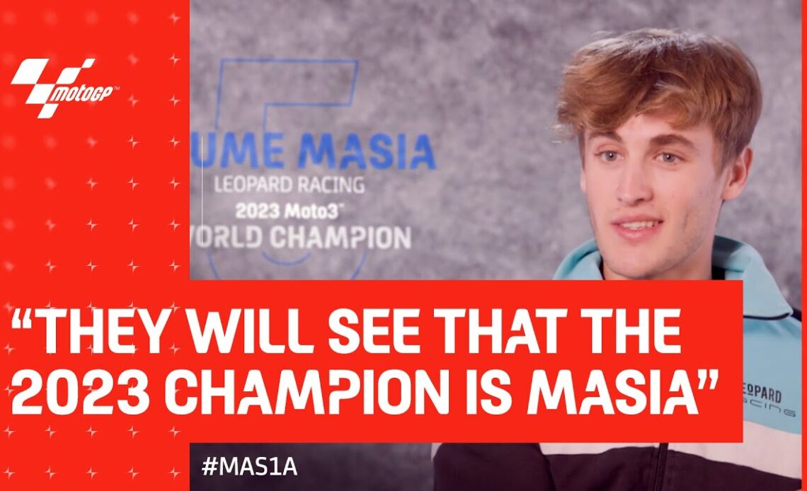 Jaume Masia's World Champion Interview 🎙️ | #MAS1A 🏆